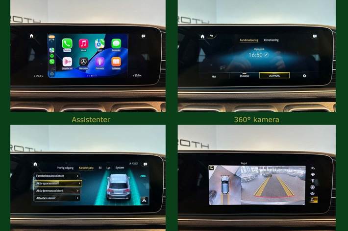 Grå Mercedes GLE350 de fra 2021