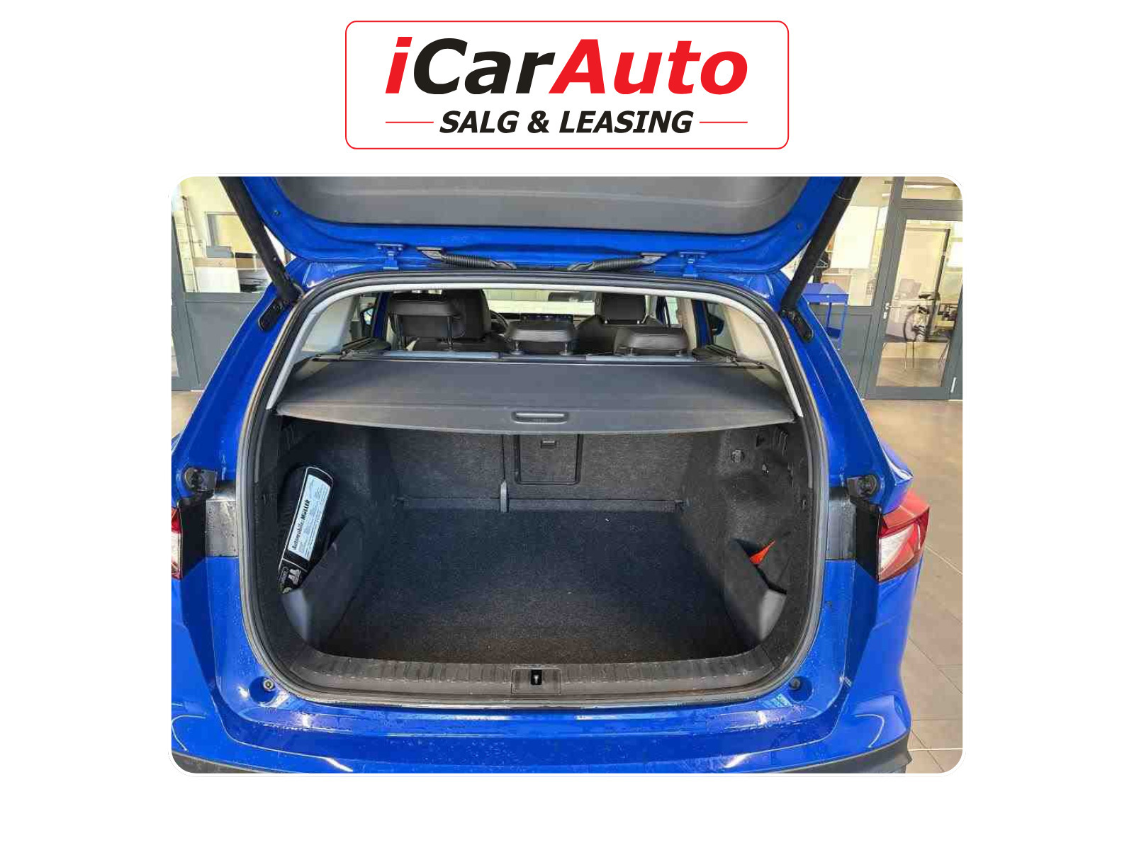 Blå Skoda Enyaq fra 2022