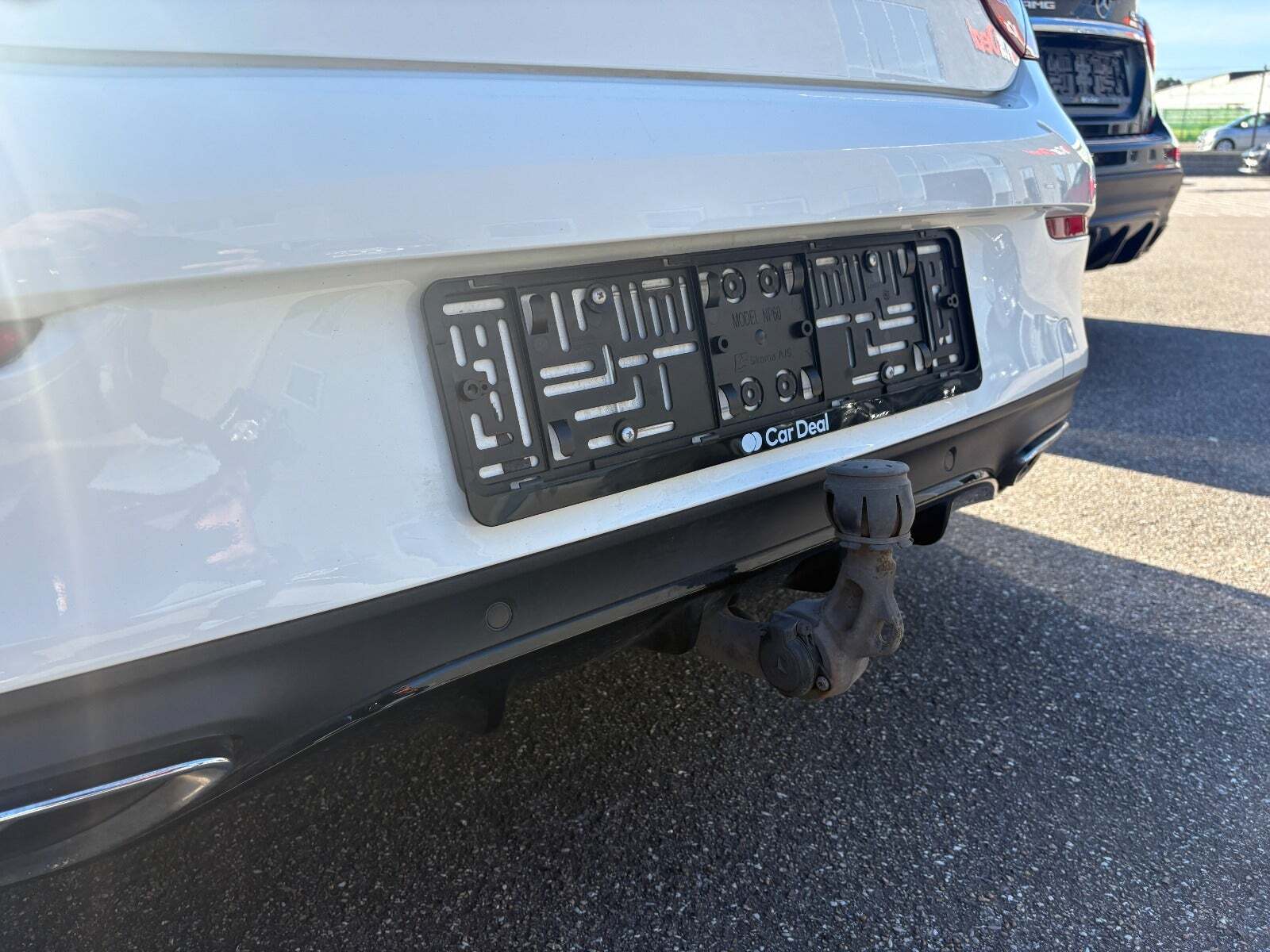 Hvid Mercedes C200 fra 2017