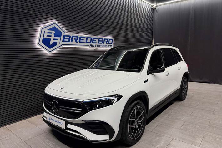 Hvid Mercedes EQB300 fra 2022