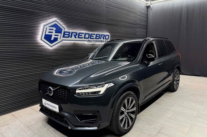 Blå Volvo XC90 fra 2019