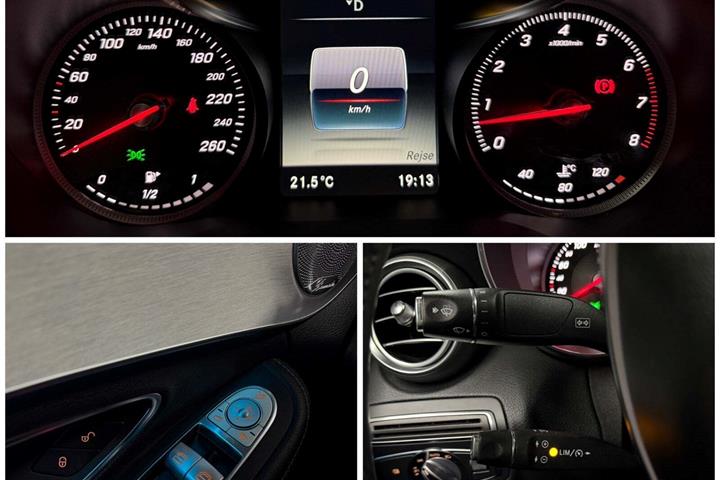 Grå Mercedes C180 fra 2014