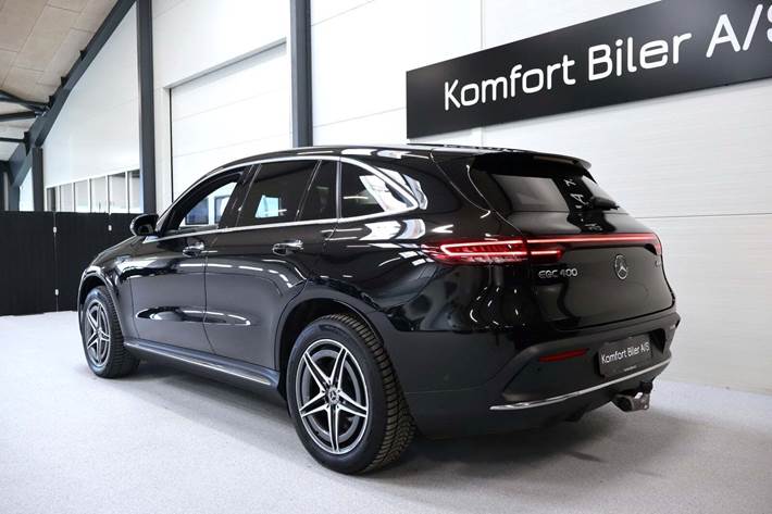 Sort Mercedes EQC400 fra 2023