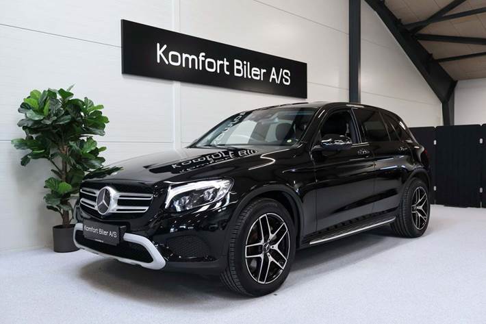 Sort Mercedes GLC220 d fra 2017