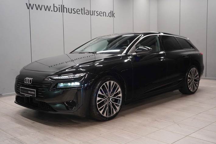 Sort Audi A6 e-tron fra 2025
