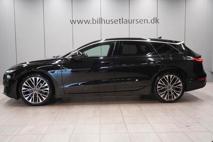 Sort Audi A6 e-tron fra 2025