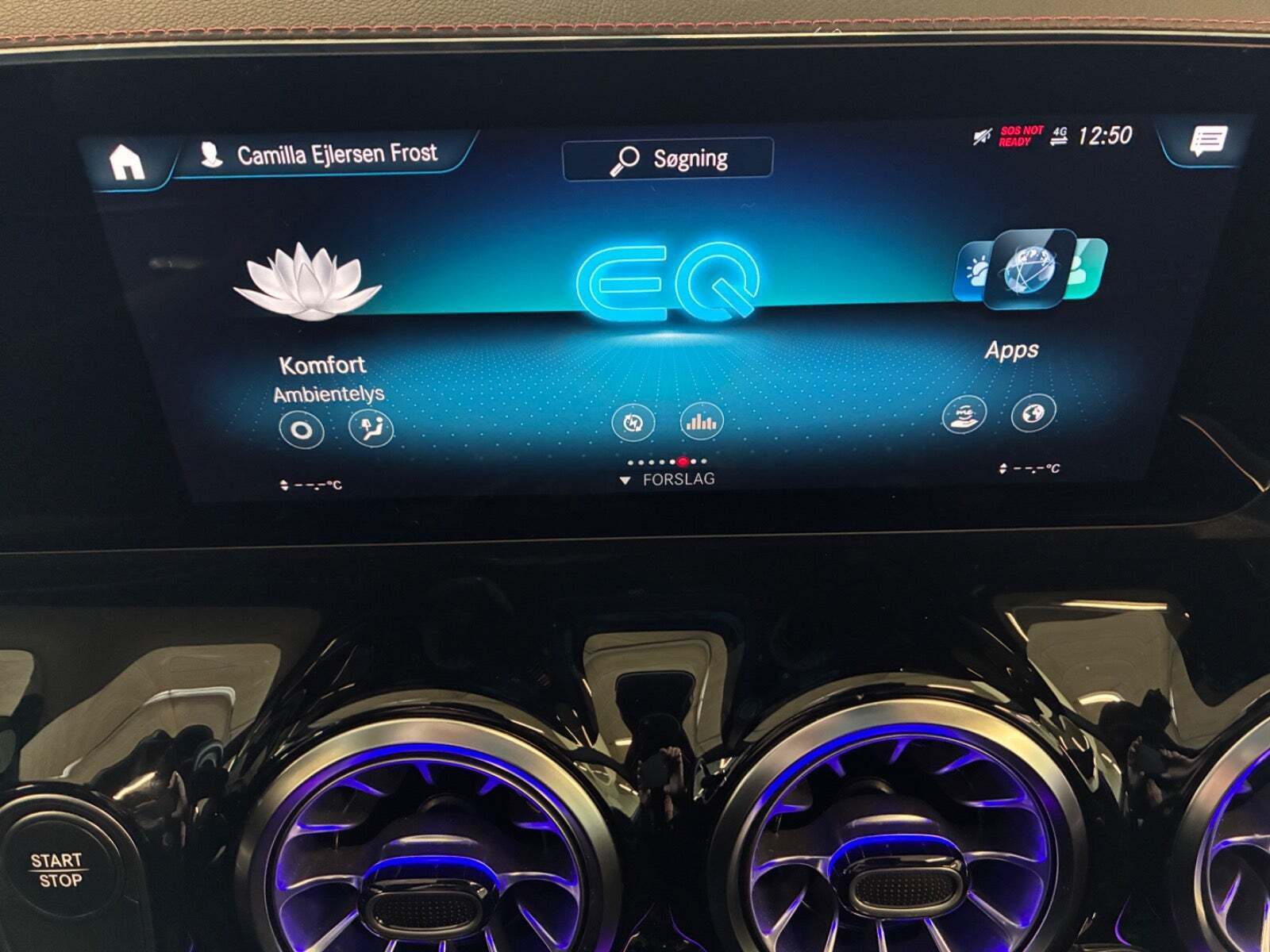 Grå Mercedes EQA300 fra 2022