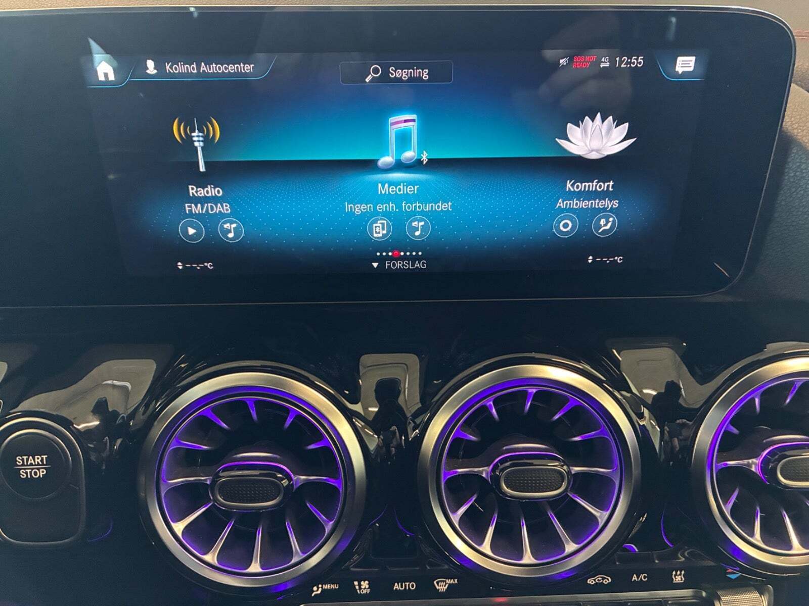 Grå Mercedes EQA300 fra 2022