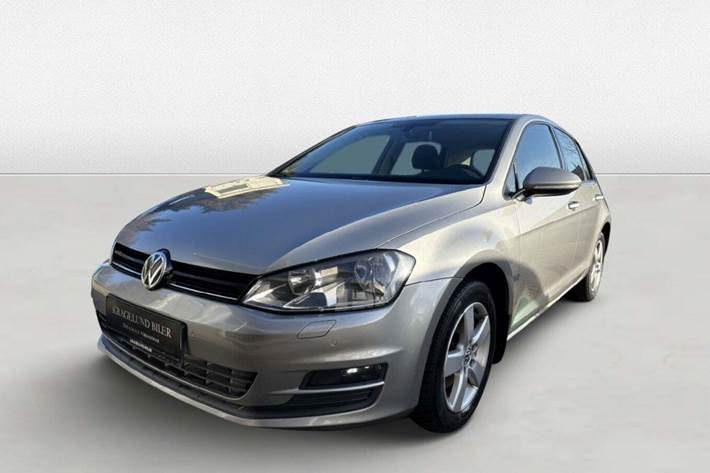 Grøn VW Golf VII fra 2013
