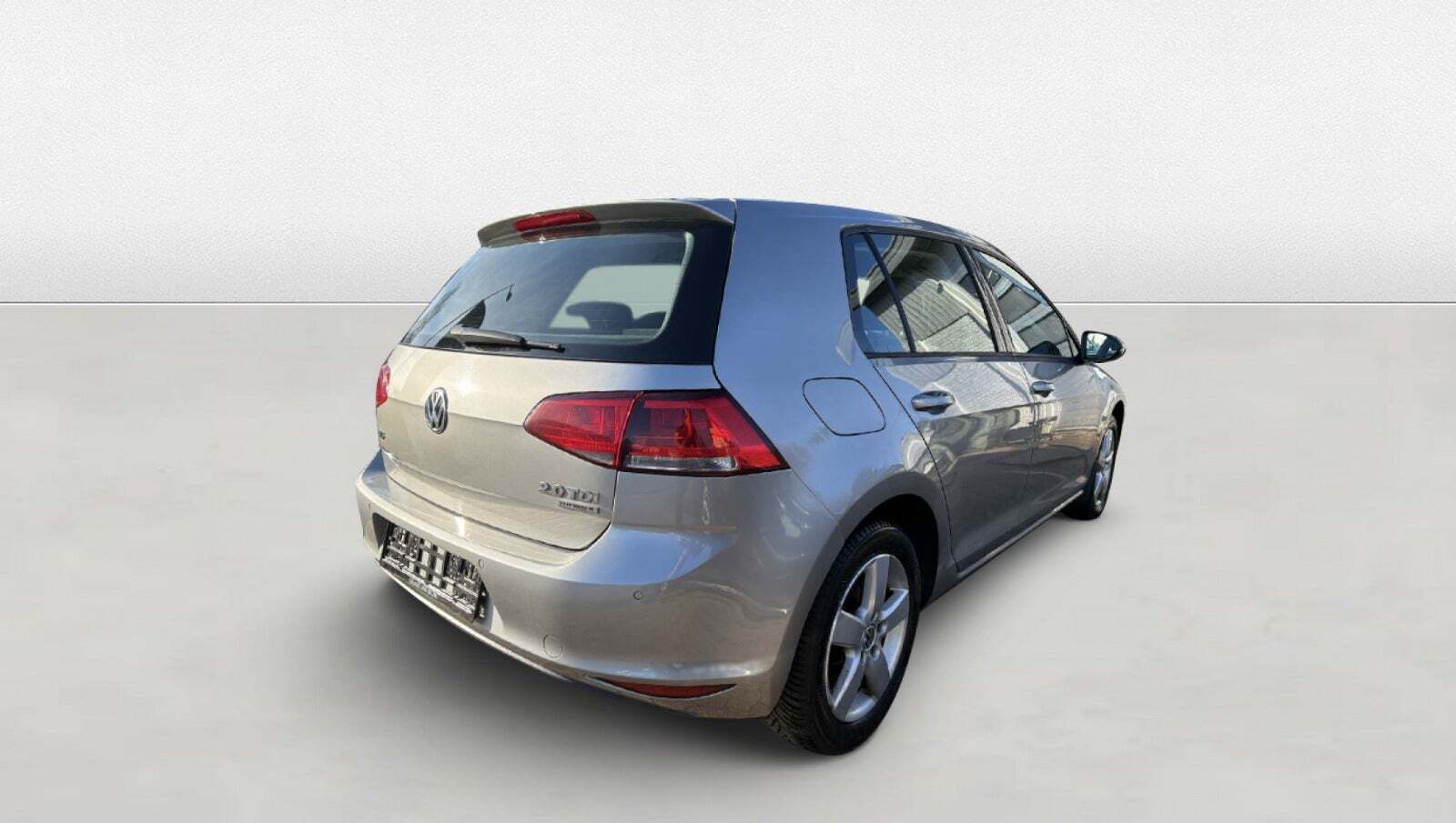 Grøn VW Golf VII fra 2013