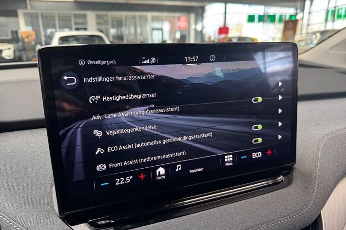 Sort Skoda Enyaq fra 2023