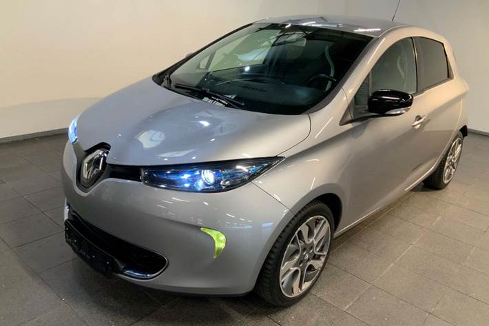 Grå Renault Zoe fra 2019