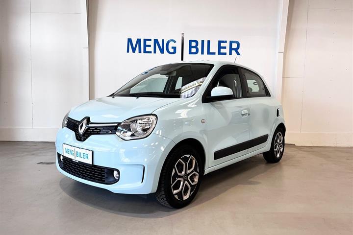 Blå Renault Twingo fra 2020 set udefra