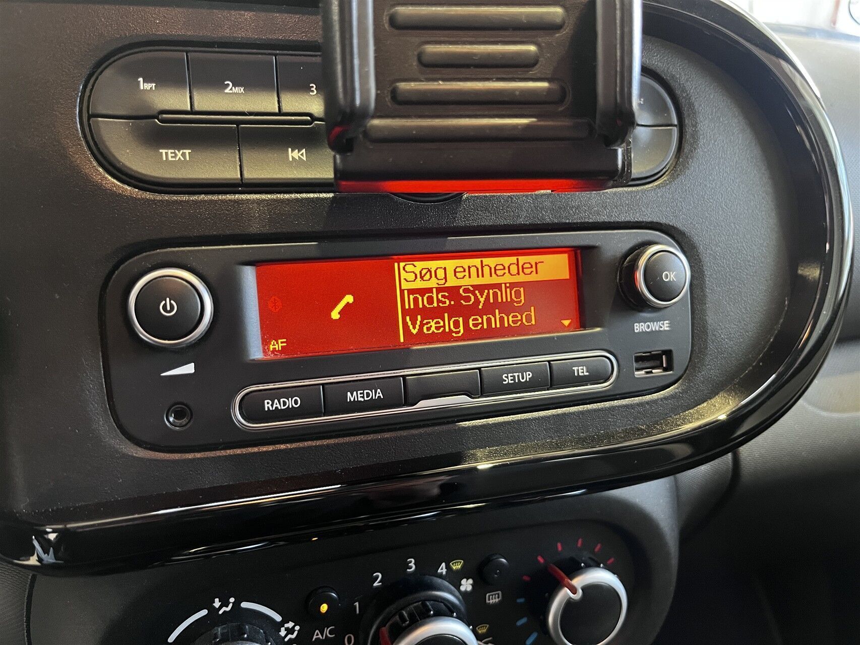 Blå Renault Twingo fra 2020