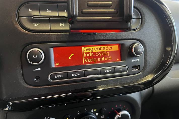 Blå Renault Twingo fra 2020