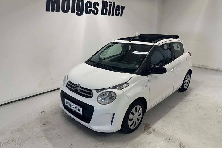 Hvid Citroën C1 fra 2017 set udefra