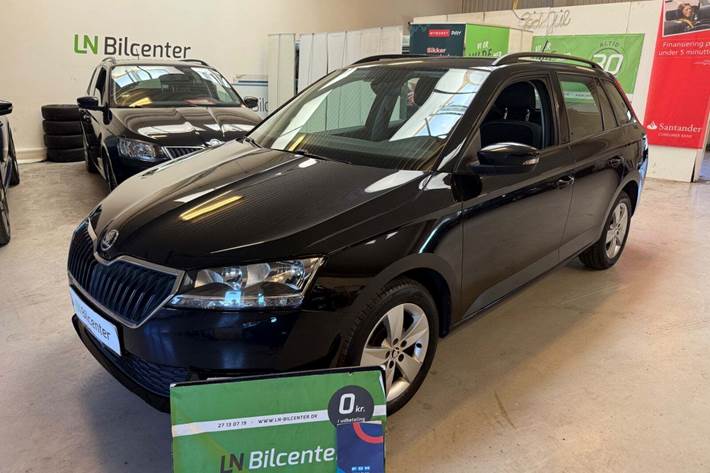 Sort Skoda Fabia fra 2020