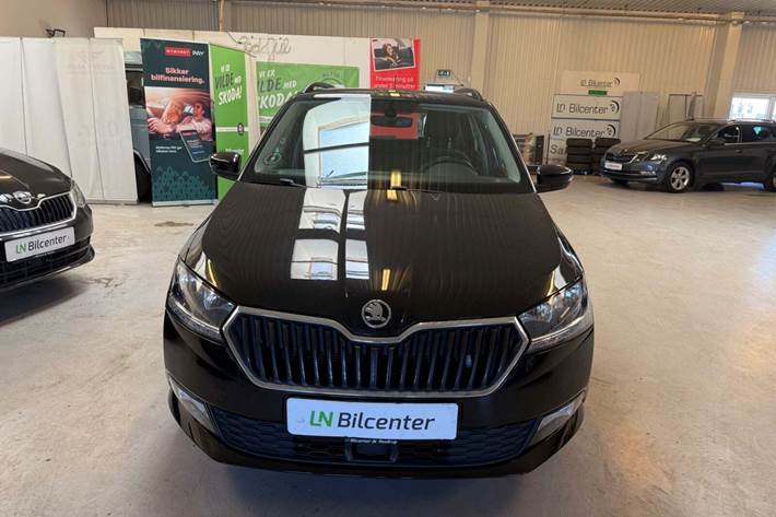 Sort Skoda Fabia fra 2020