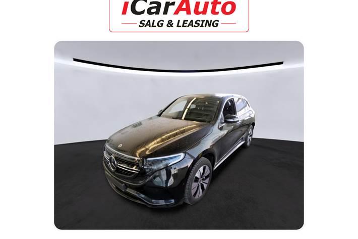 Sort Mercedes EQC400 fra 2023