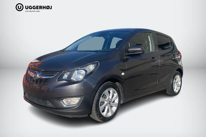 Brun Opel Karl fra 2017 set udefra