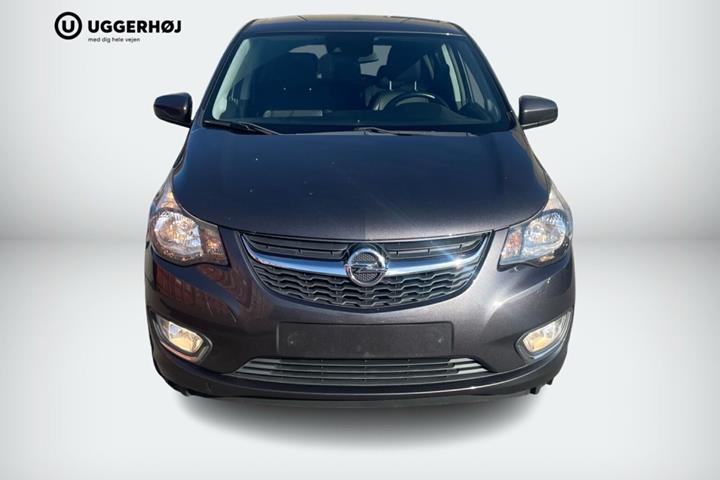 Brun Opel Karl fra 2017 set udefra
