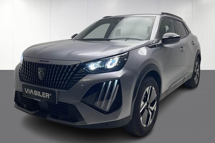 Grå Peugeot e-2008 fra 2025