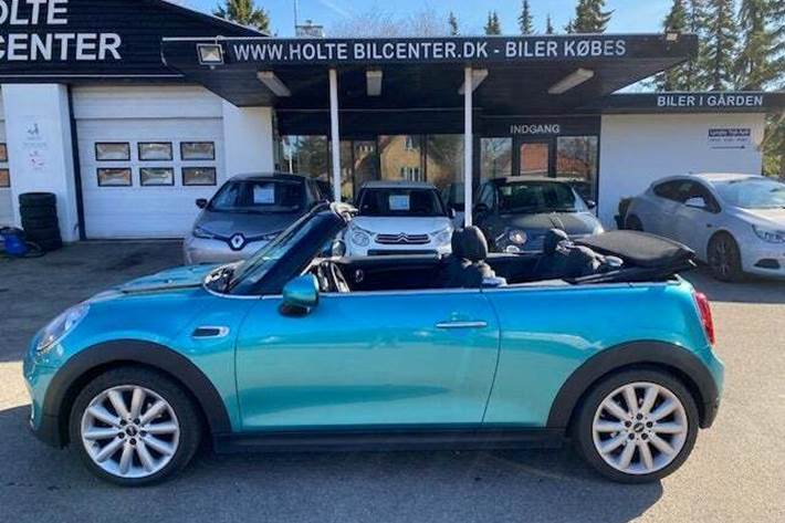 Turquoise Mini Cooper fra 2018
