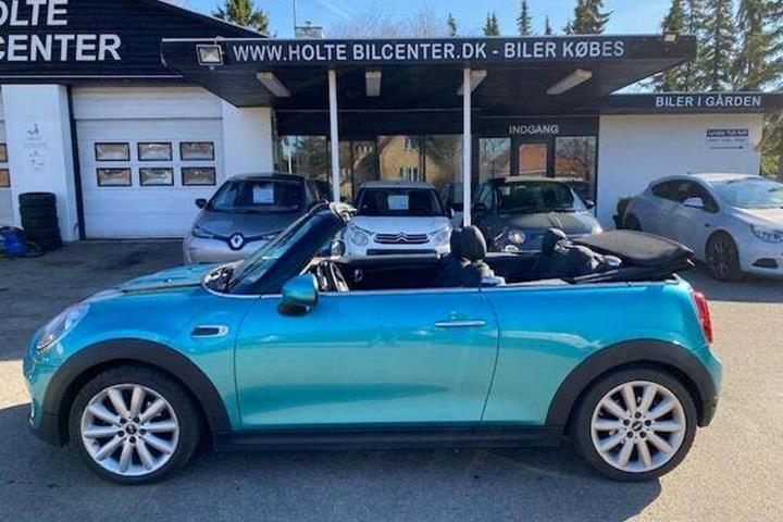 Turquoise Mini Cooper fra 2018