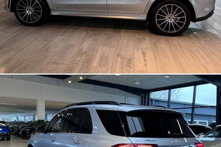 Sølv Mercedes GLE350 de fra 2022