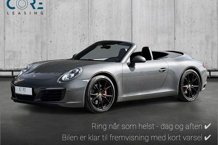 Grå Porsche 911 Carrera S fra 2016