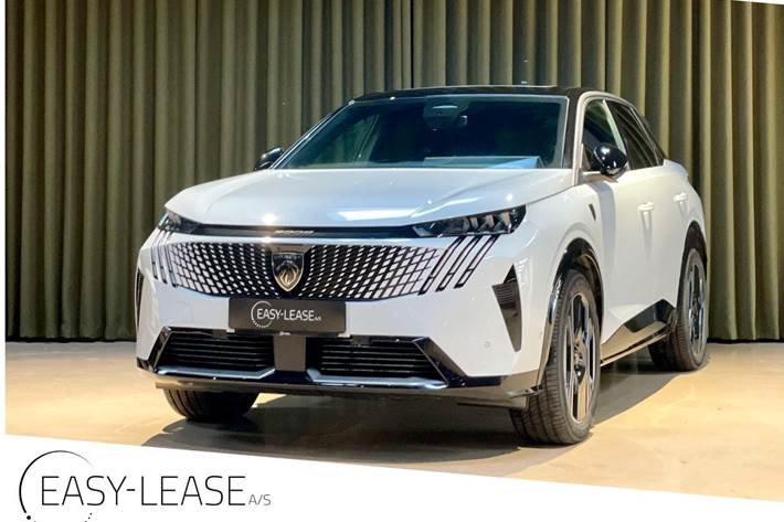 Hvid Peugeot e-3008 fra 2024