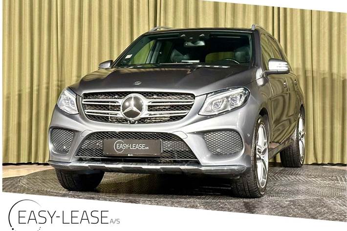 Grå Mercedes GLE350 d fra 2017