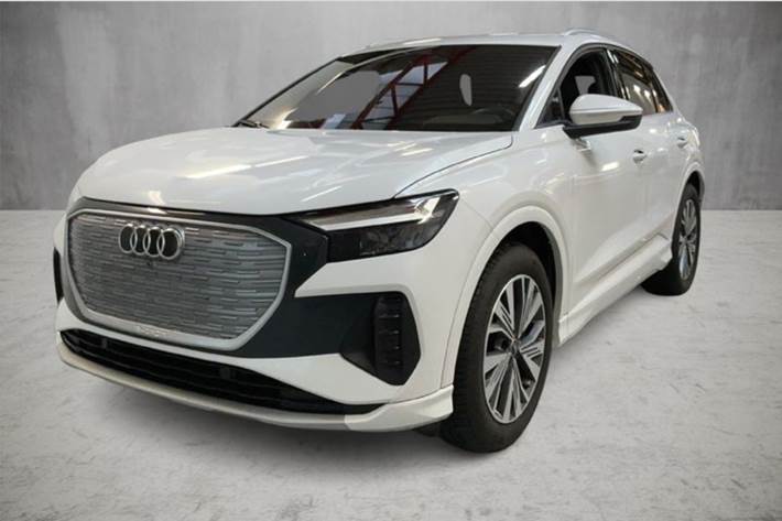 Hvid Audi Q4 e-tron fra 2024