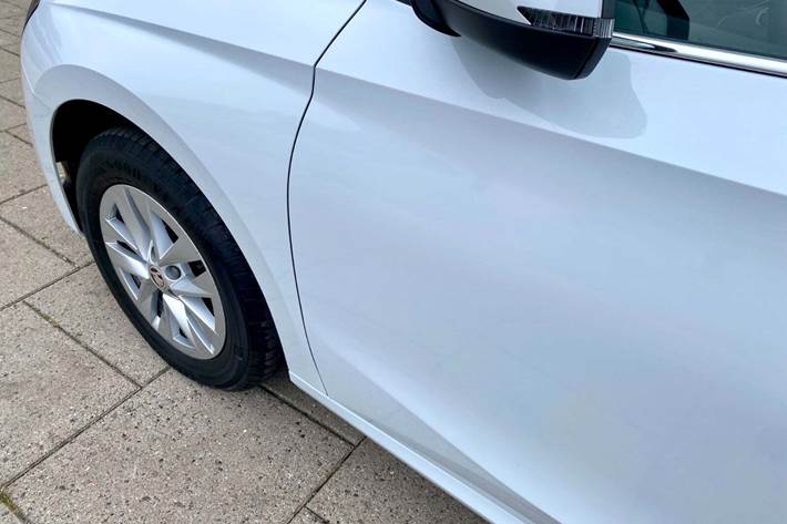 Hvid Skoda Fabia fra 2024