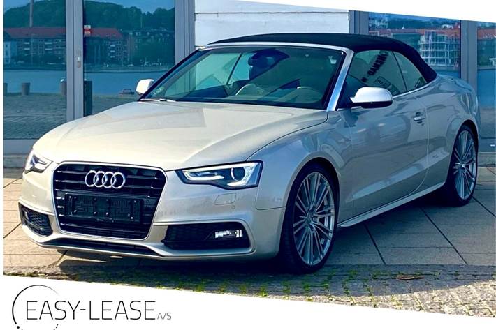 Orange Audi A5 fra 2012