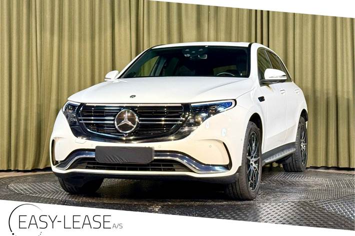 Hvid Mercedes EQC400 fra 2020