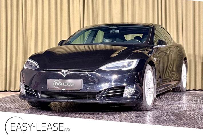 Sort Tesla Model S fra 2017