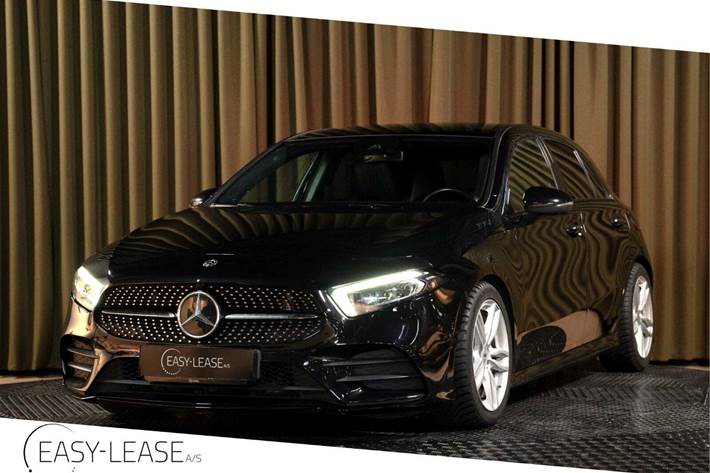 Sort Mercedes A200 fra 2018