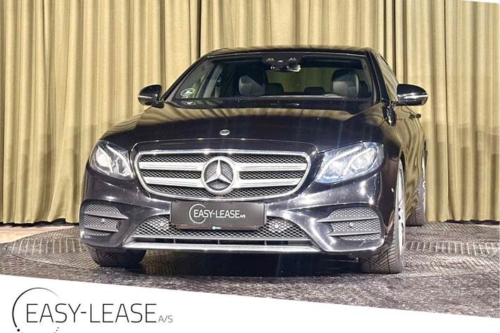 Sort Mercedes E220 d fra 2017