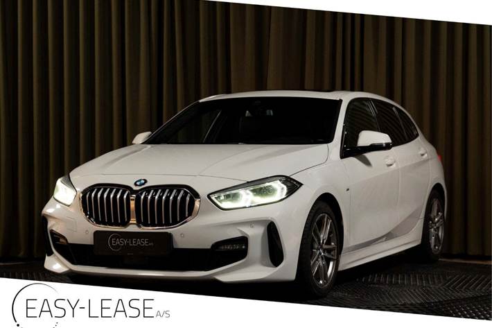 Hvid BMW 118d fra 2020
