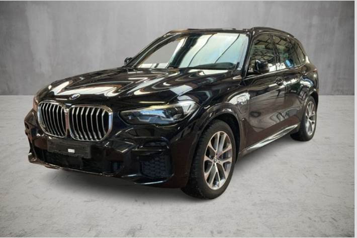Blå BMW X5 fra 2022