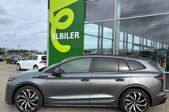 Grå Skoda Enyaq fra 2026