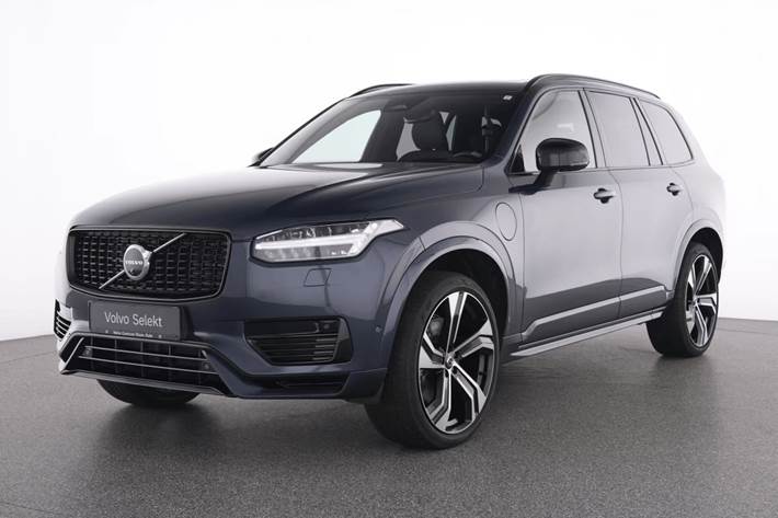 Blå Volvo XC90 fra 2022