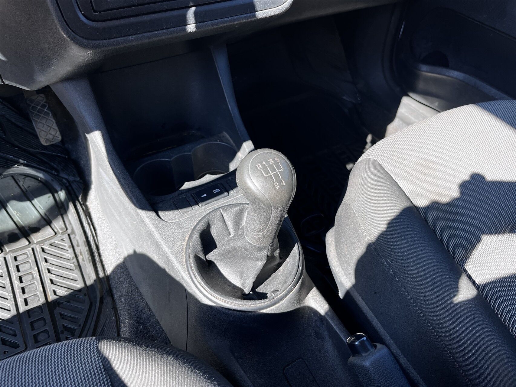 Hvid Skoda Fabia fra 2008