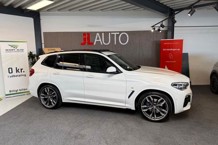 Hvid BMW X3 fra 2019