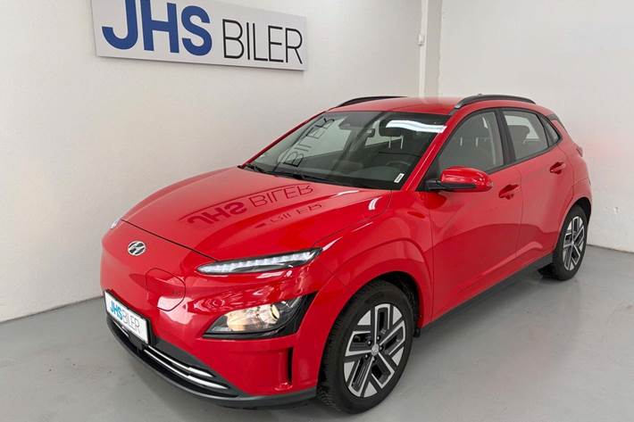 Rød Hyundai Kona fra 2022
