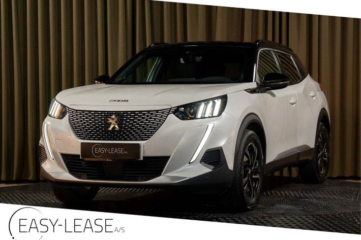 Hvid Peugeot e-2008 fra 2023