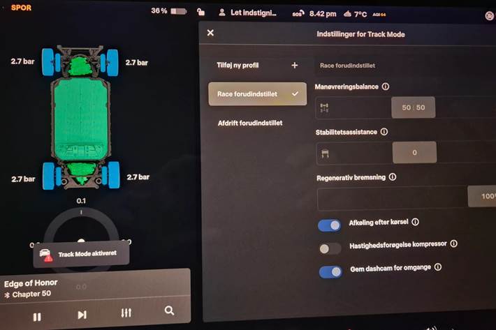 Hvid Tesla Model 3 fra 2019