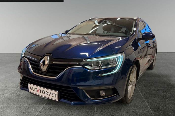 Blå Renault Megane IV fra 2017