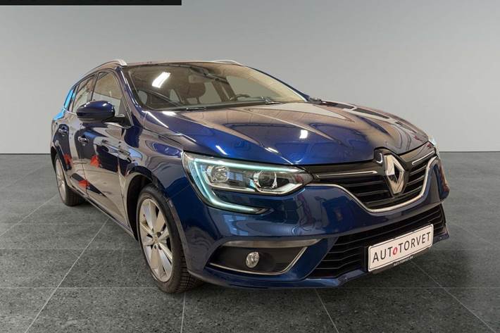 Blå Renault Megane IV fra 2017